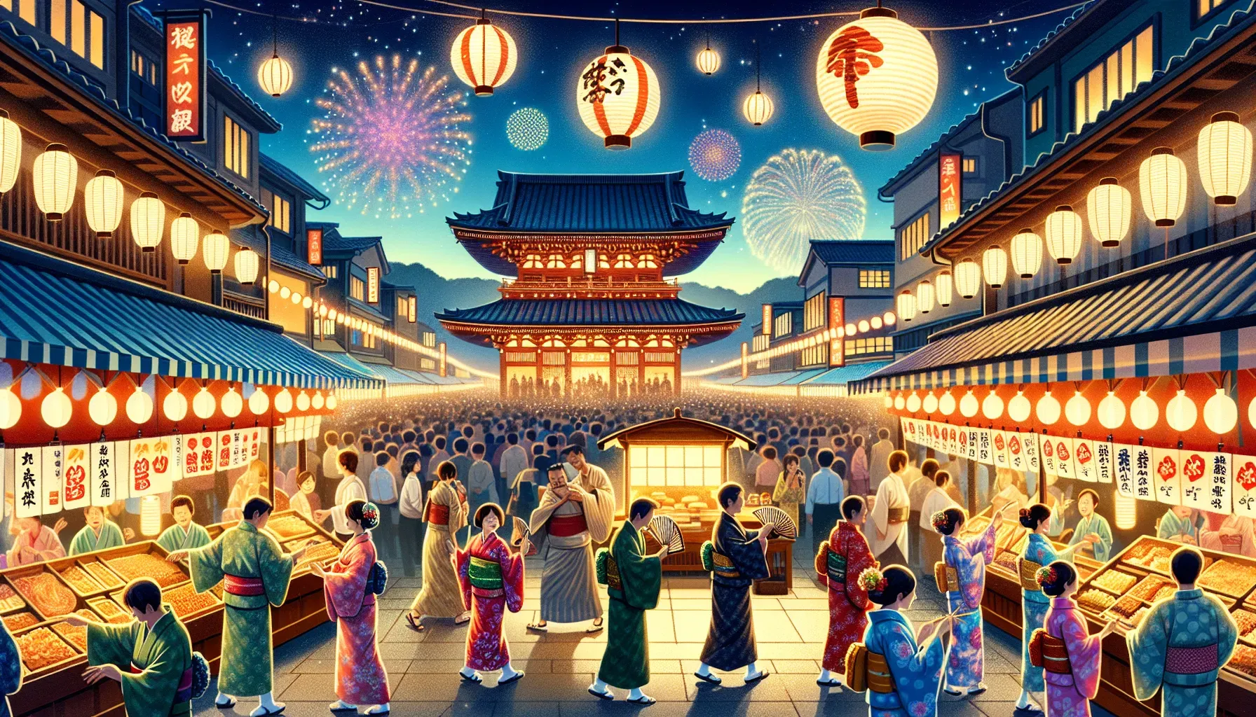 Image of Aizen Festival at Night