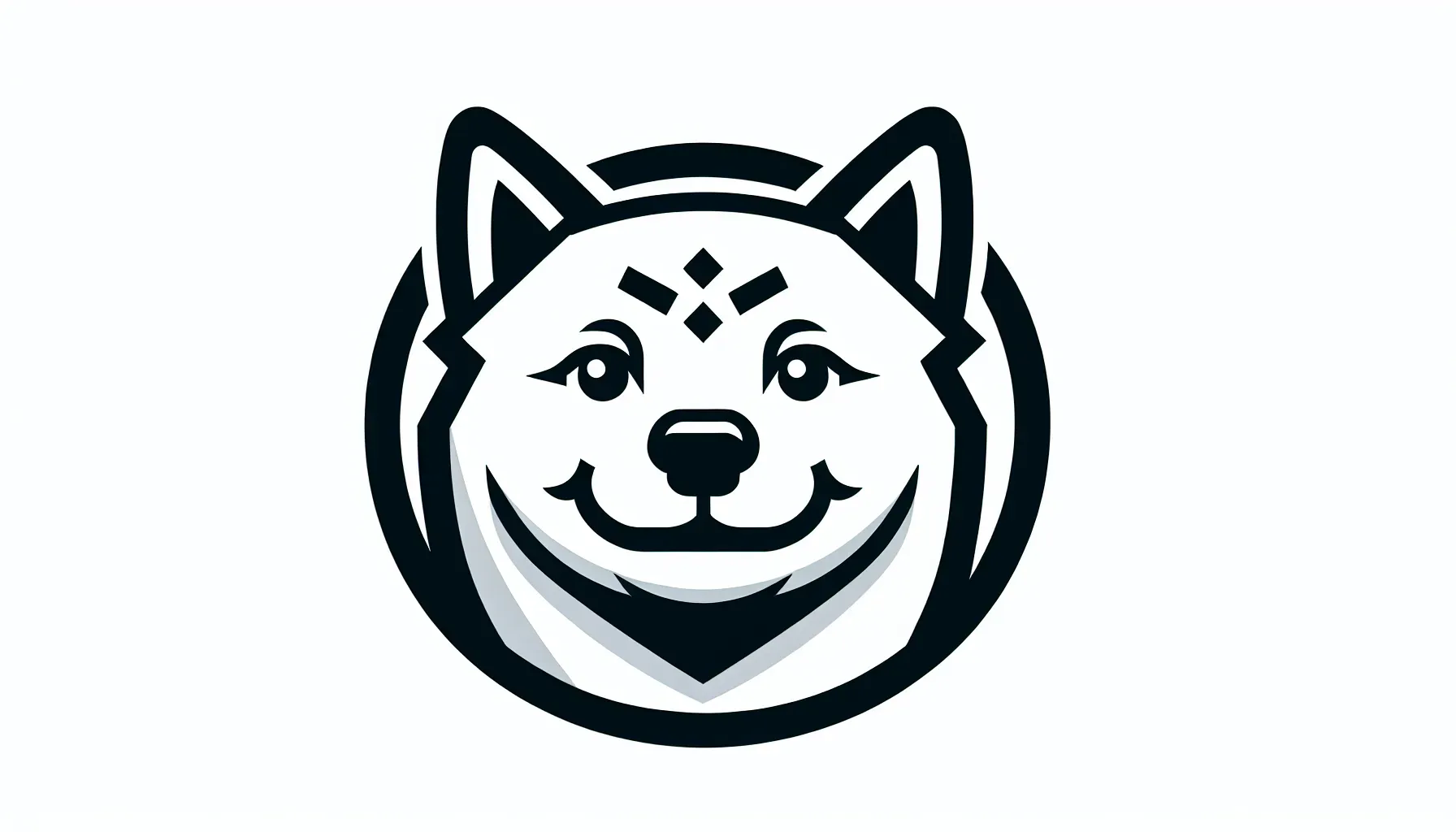 Image of Dogecoin logo featuring the iconic Shiba Inu face.