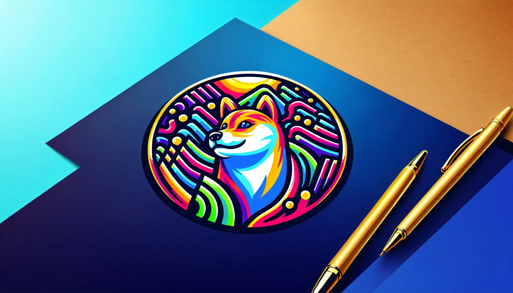 A modern and vibrant logo of Dogeverse, symbolizing innovation and the evolving landscape of meme coins.