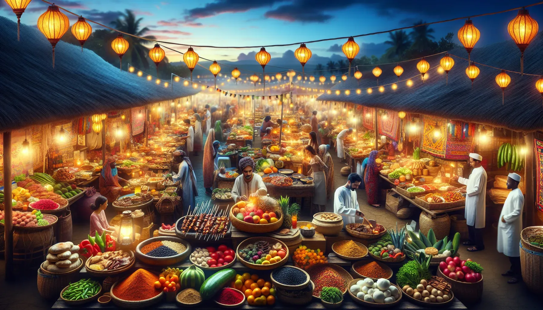 Image of Traditional Food Stalls